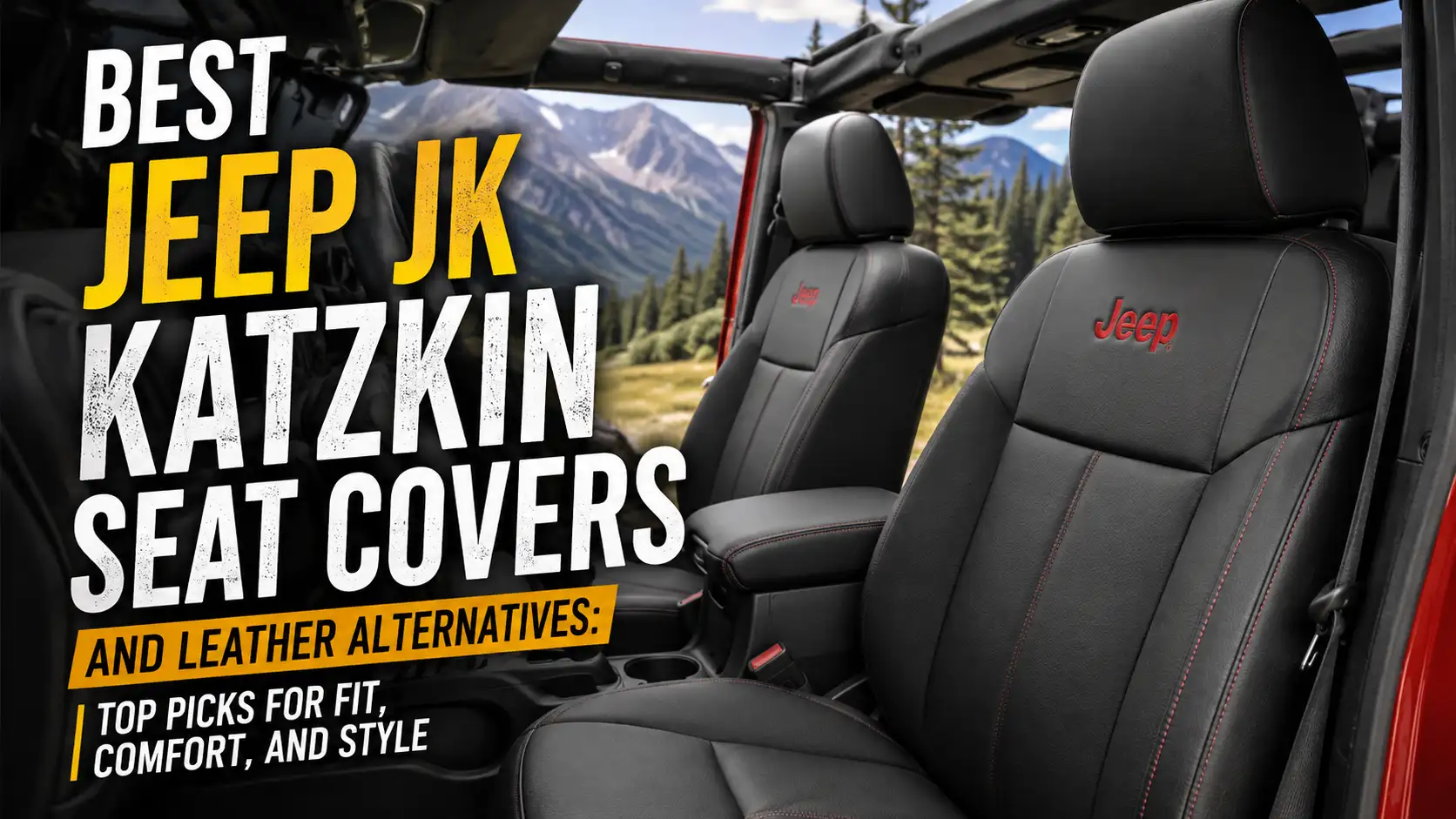 Best Jeep JK Katzkin Seat Covers and Leather