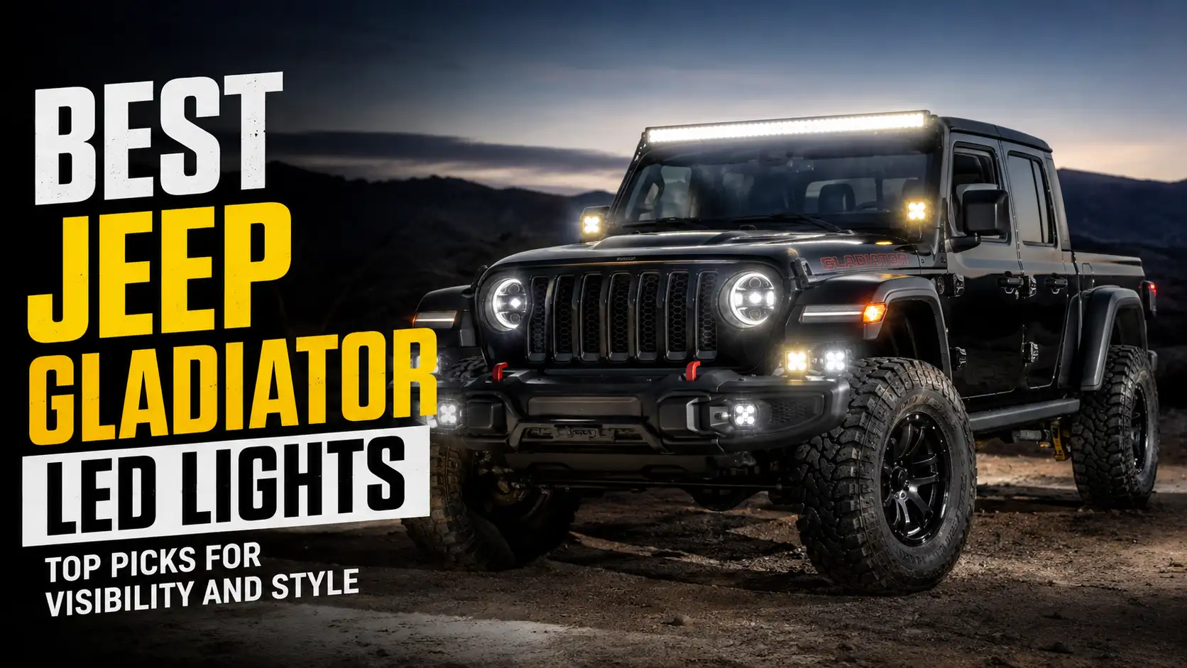 Best Jeep Gladiator LED Lights