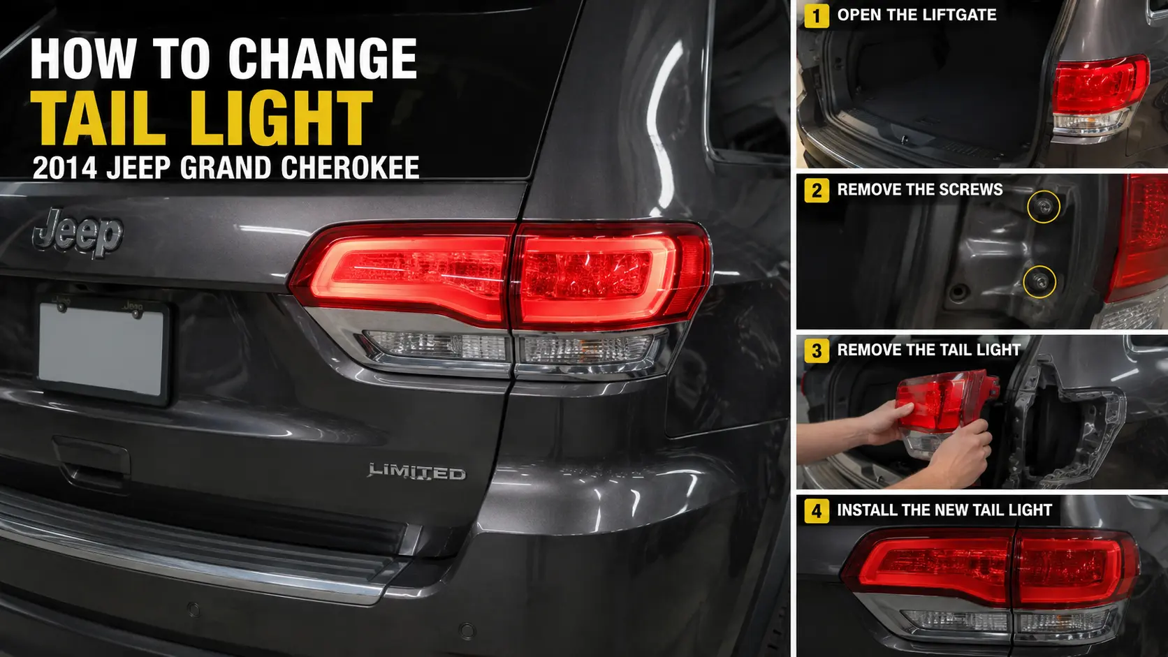 How to Change Tail Light on 2014 Jeep Grand Cherokee