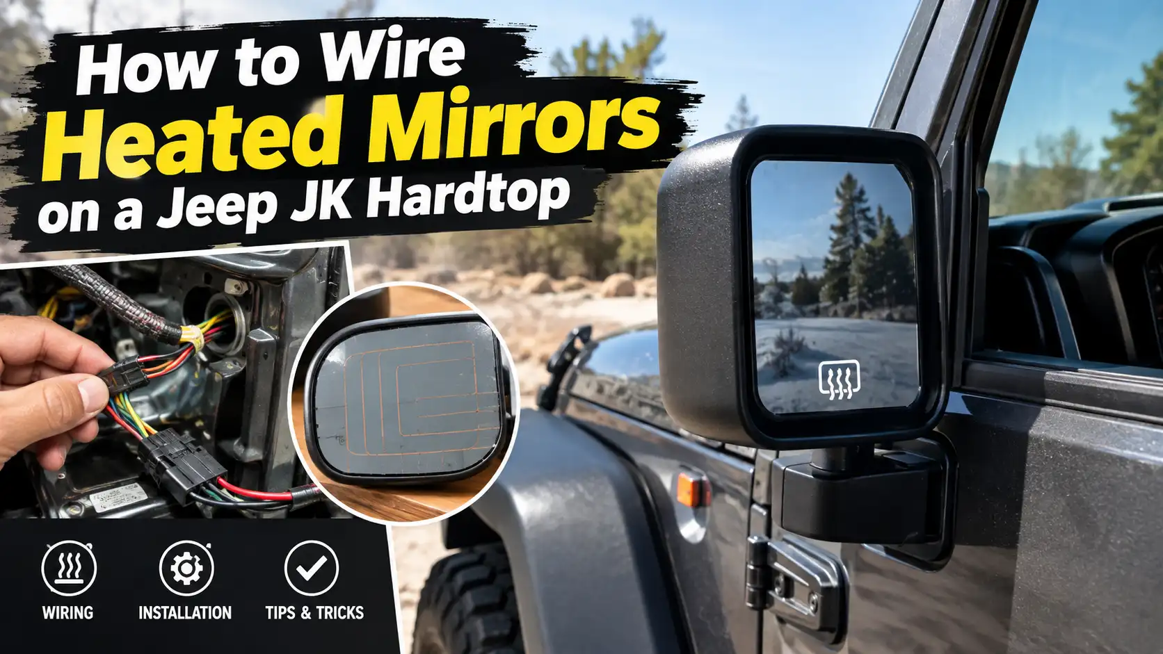 How to Wire Heated Mirrors on a Jeep JK Hardtop