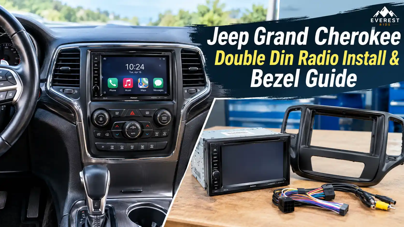 Jeep Grand Cherokee Double Din Radio Install