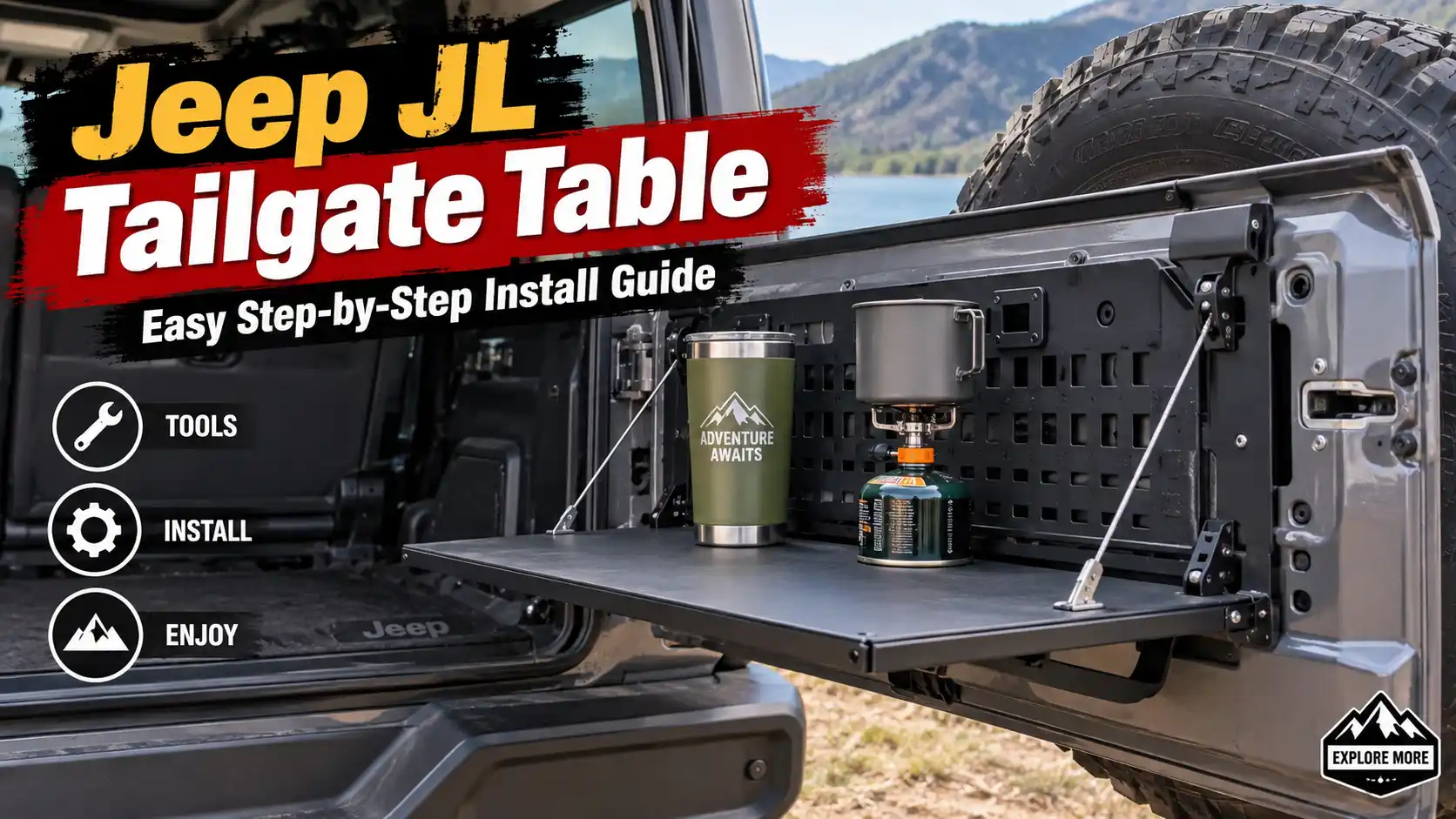 Jeep JL Tailgate Table