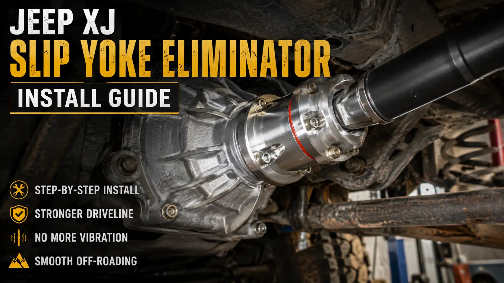 Jeep XJ Slip Yoke Eliminator Install Guide