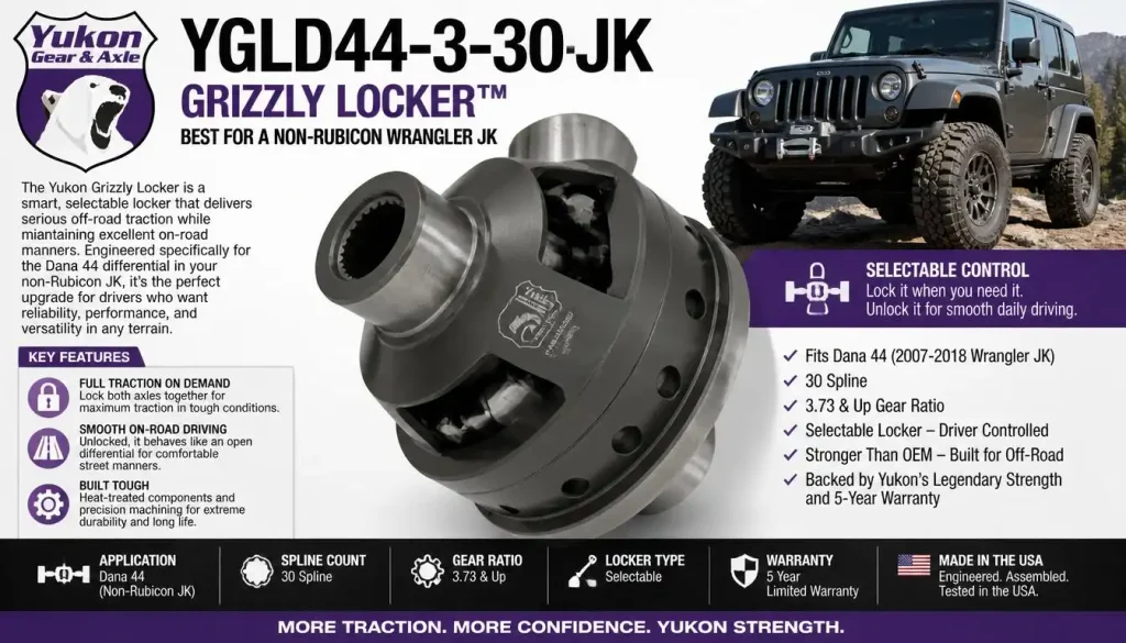 Yukon YGLD44-3-30-JK Grizzly Locker