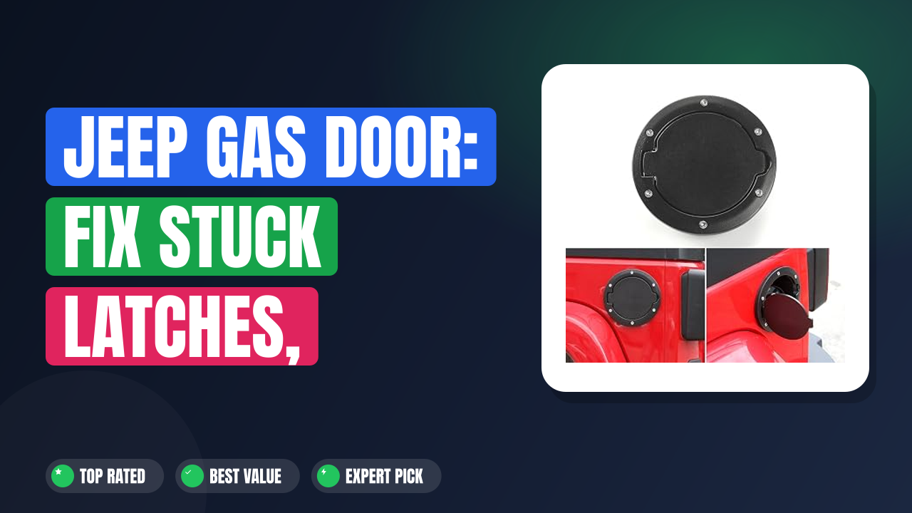 Jeep Gas Door: Fix Stuck Latches, Replace Parts & Stop Leaks