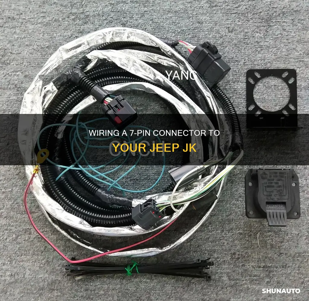 Jeep JK mirror bracket wiring connector