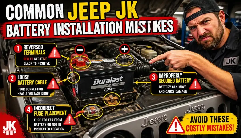 Common Jeep JK Battery Installation Mistakes