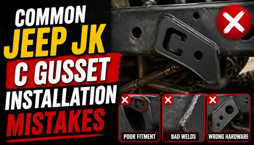 Common Jeep JK C Gusset Installation Mistakes