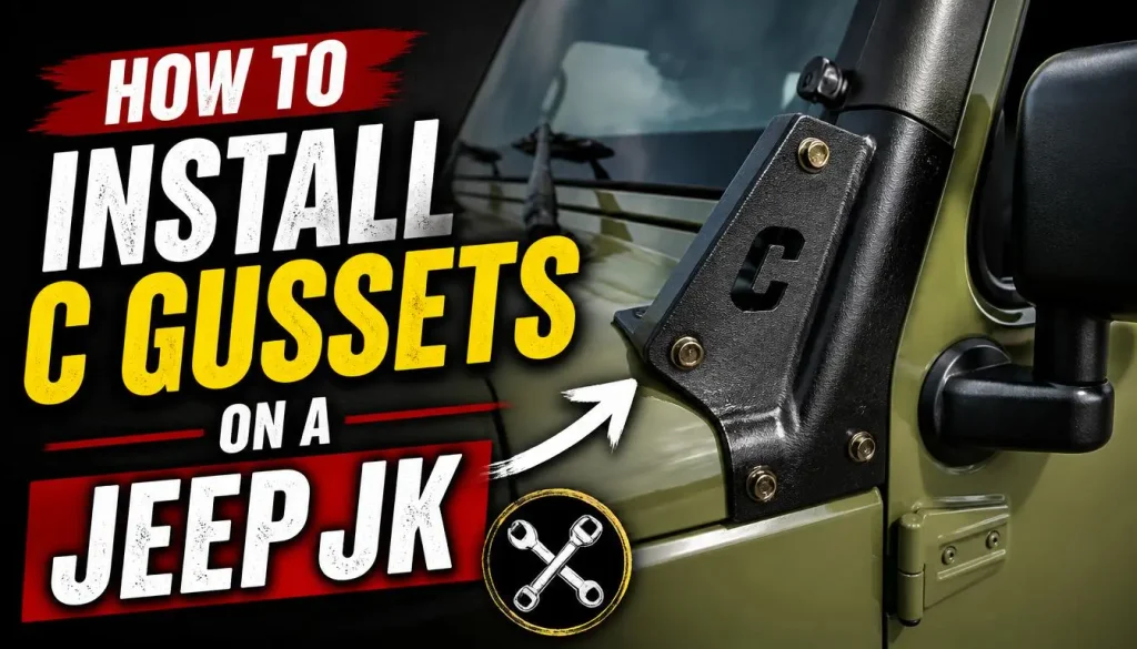 How to Install C Gussets on a Jeep JK