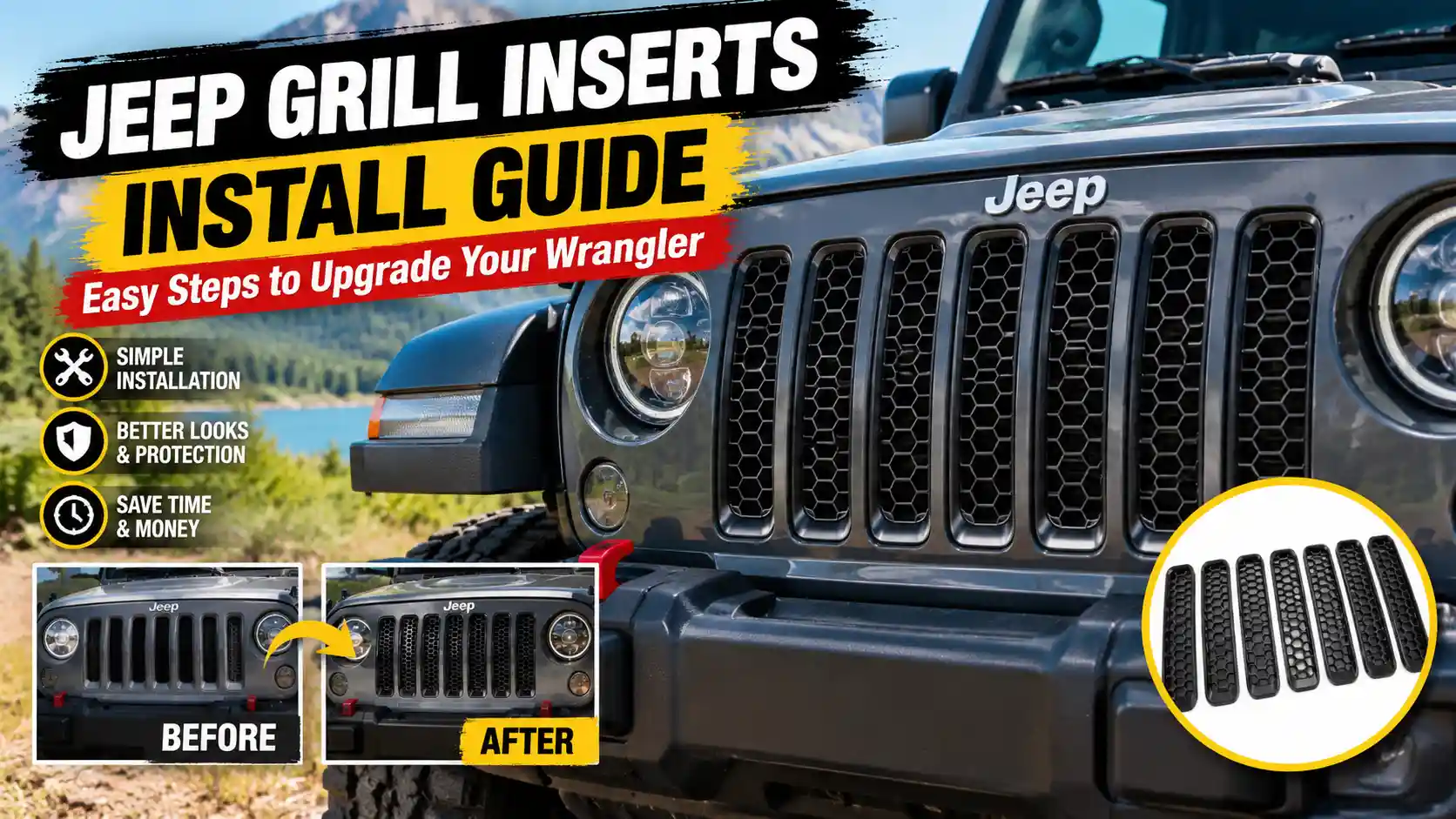 Jeep Grill Inserts Install Guide
