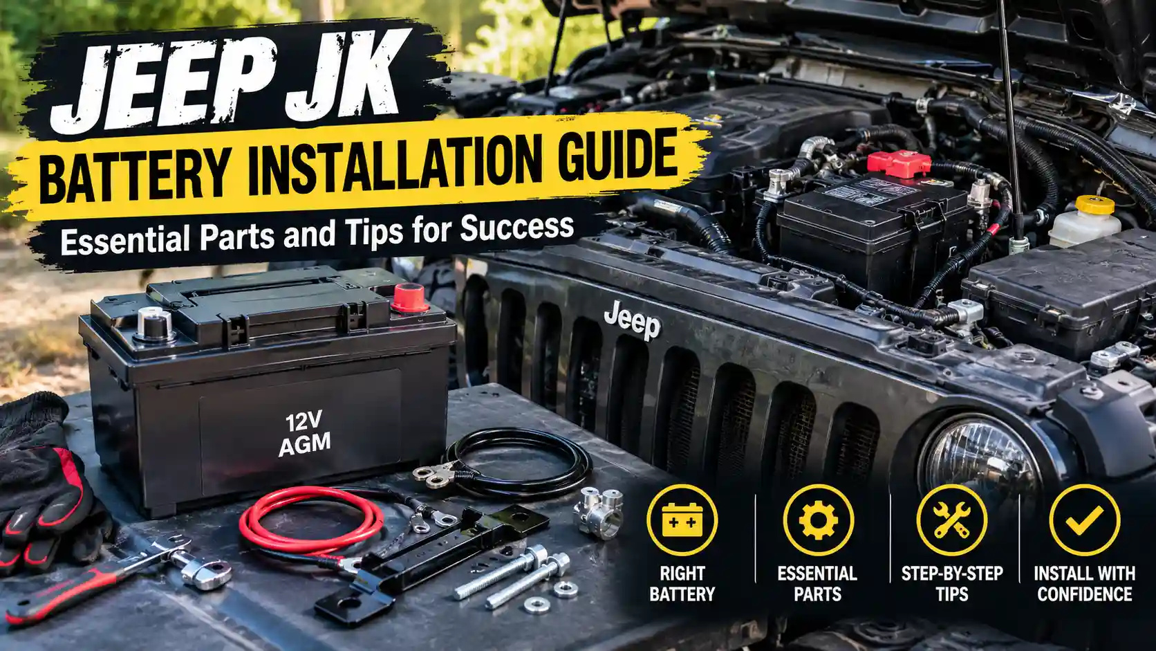 Jeep JK Battery Installation Guide