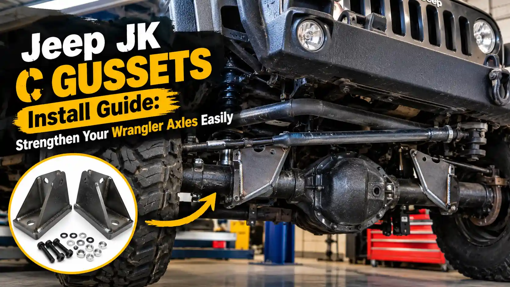 Jeep JK C Gussets Install Guide