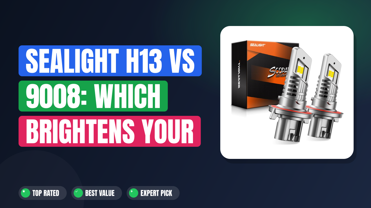 SEALIGHT H13 vs 9008: Which Brightens Your Drive Best?